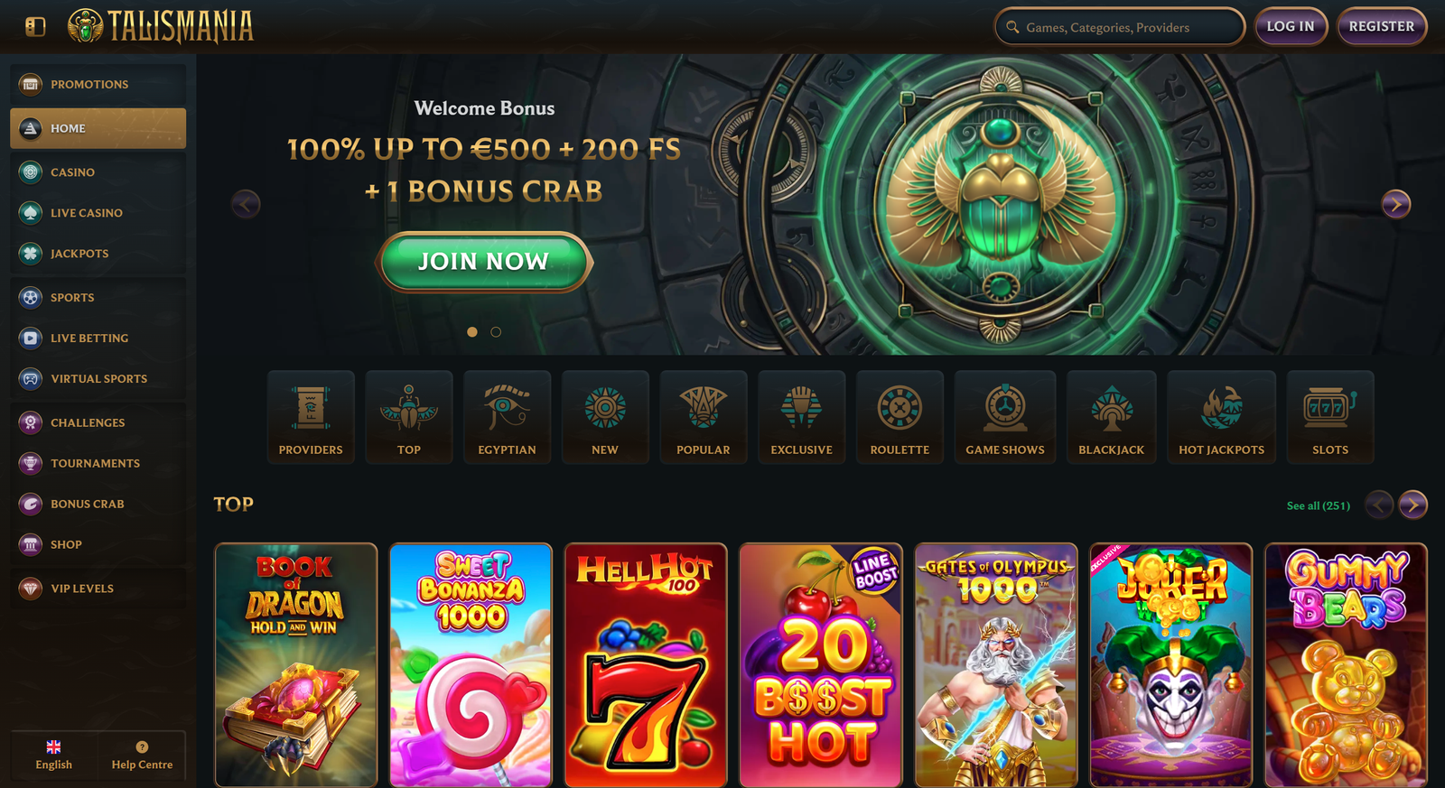Talismania casino